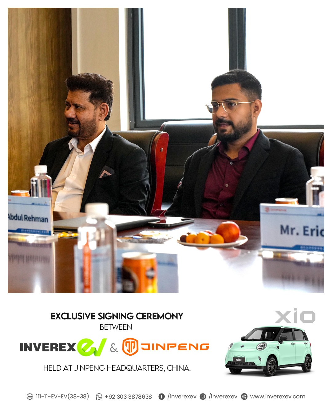 Inverex EV Signing Ceremony